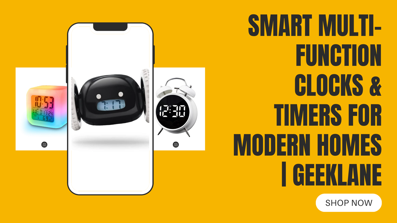 Smart multi-function clocks & timers for modern homes | Geeklane