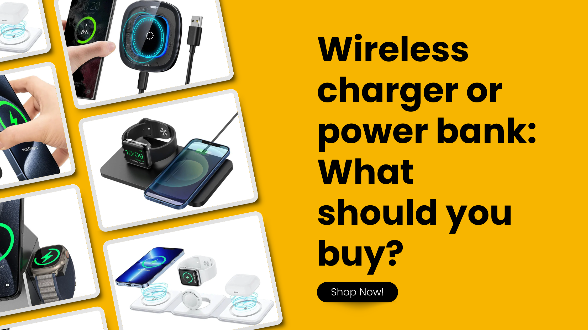 Wireless charger or power bank: What should you buy?