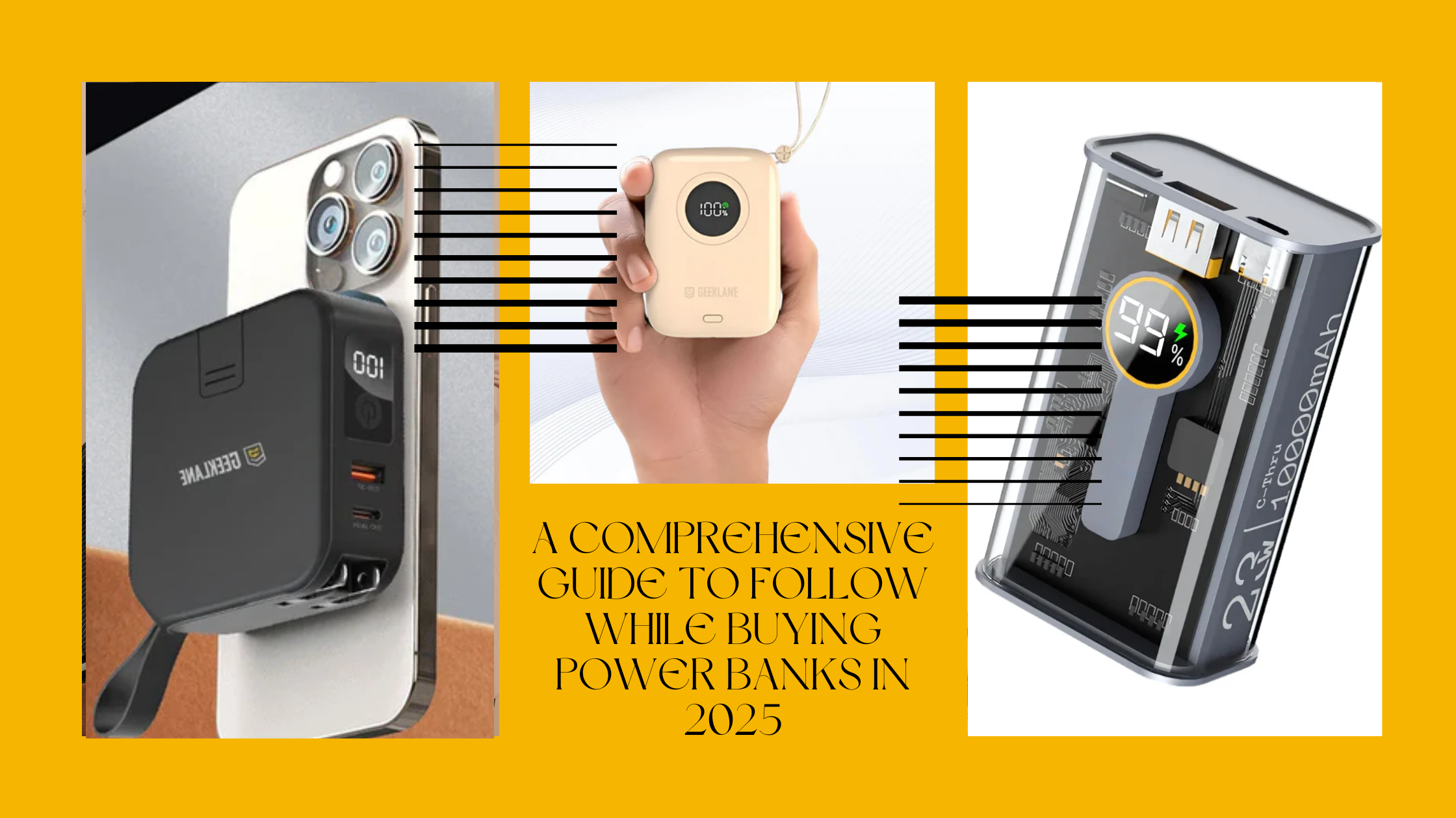 A comprehensive guide to follow while buying power banks in 2025