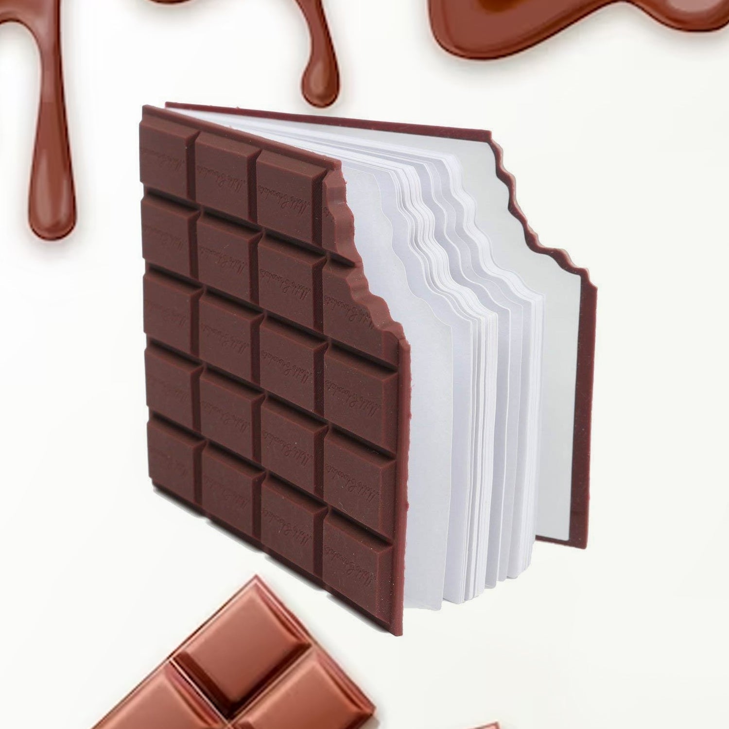 Cocolette: Chocolate-Scented Notebook Diary – Real Everlasting Cocoa Fragrance, Pocket-Size Memo Book in Fun Chocolate Bar Design