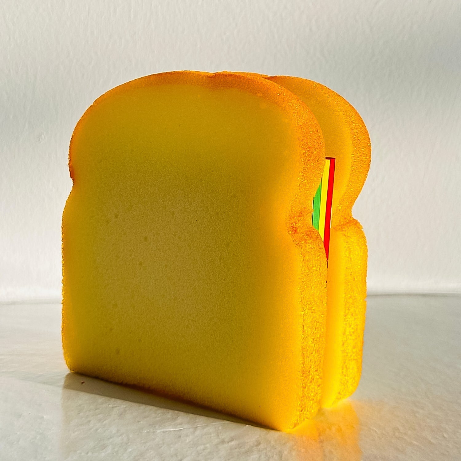 SandwichPad: Bread Sandwich-Shaped Memo Pad with Pocket-Size Design & Lipstick Pen for Fun Note-Taking