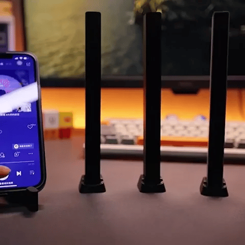 VibEQ: Sound Reactive RGB Light Bar, USB-C with In-built Mic & 32 Patterns, LED Strip for Car, Desk, Studio & Gaming Room