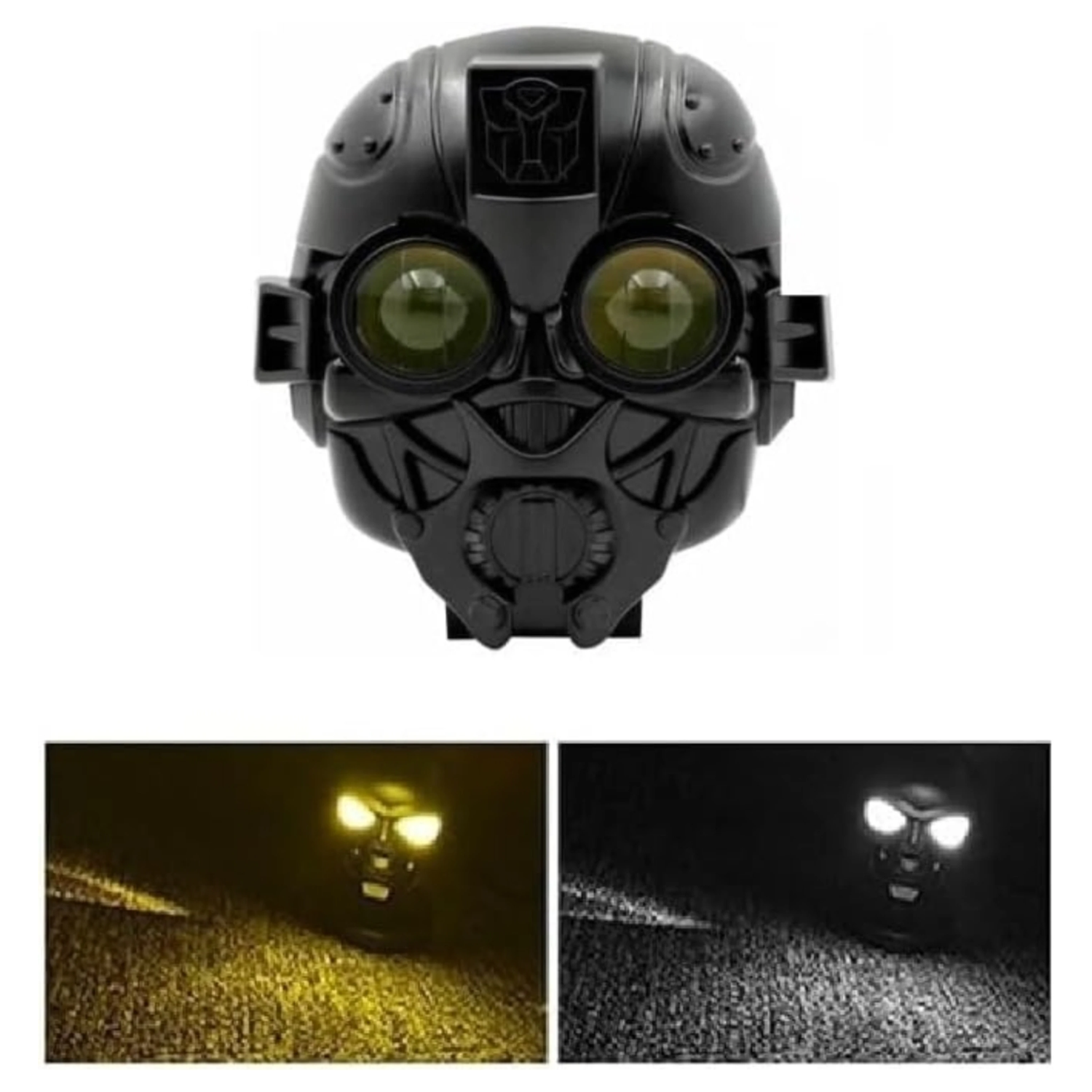 Transformres fog led light (pack of 2 pc) dual colour white,yellow Headlight Motorbike LED (12 V, 40 W) (All Royal Enfield Models, Splendor Plus, Platina, Pulsar 150, Duke 200, Apache 150, Pack of 2)