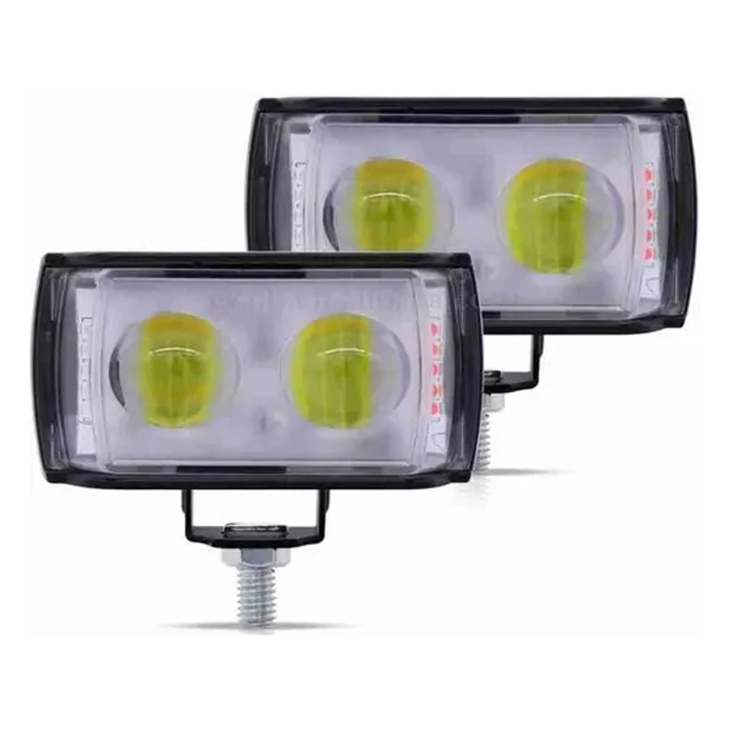 Ultra Mini Fog Light With 5 Modes + ON OFF Switch Fog Lamp Motorbike LED (12 V, 45 W) (Universal For Bike, Pack of 2)