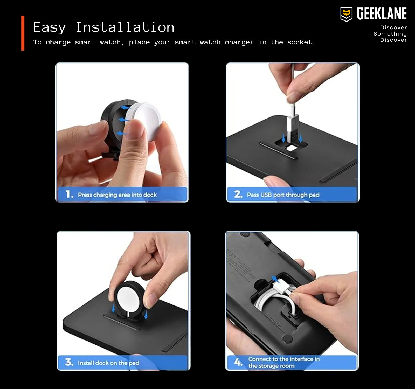 Dockit: 2-in-1 Wireless Charging Pad for iPhone & Apple Watch – Nightstand Mode & Qi Compatibility with Fast Charging in a Sleek Minimal Design