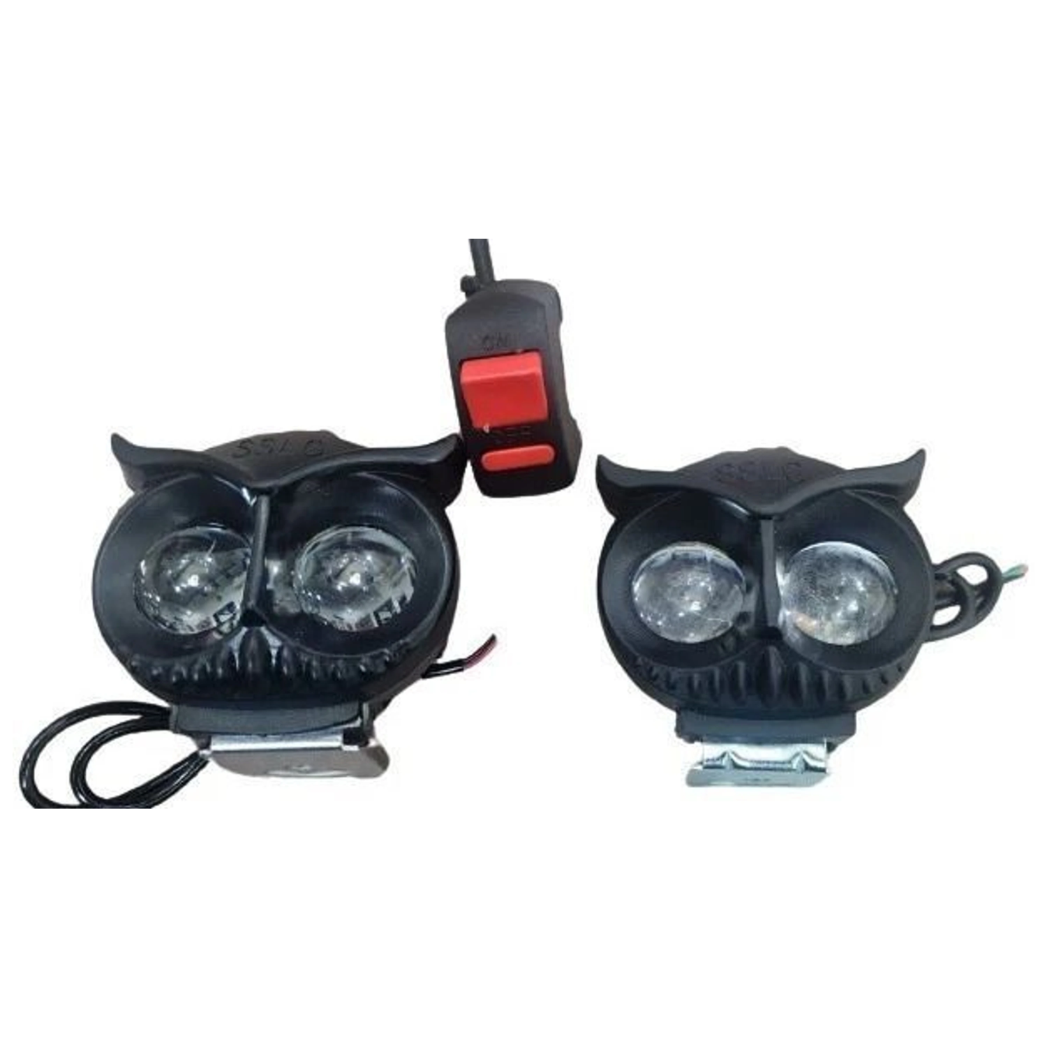 Owl Shape Important Fog Light Fog Lamp Truck LED (12 V, 45 W) (Universal For Bike, Pack of 2)