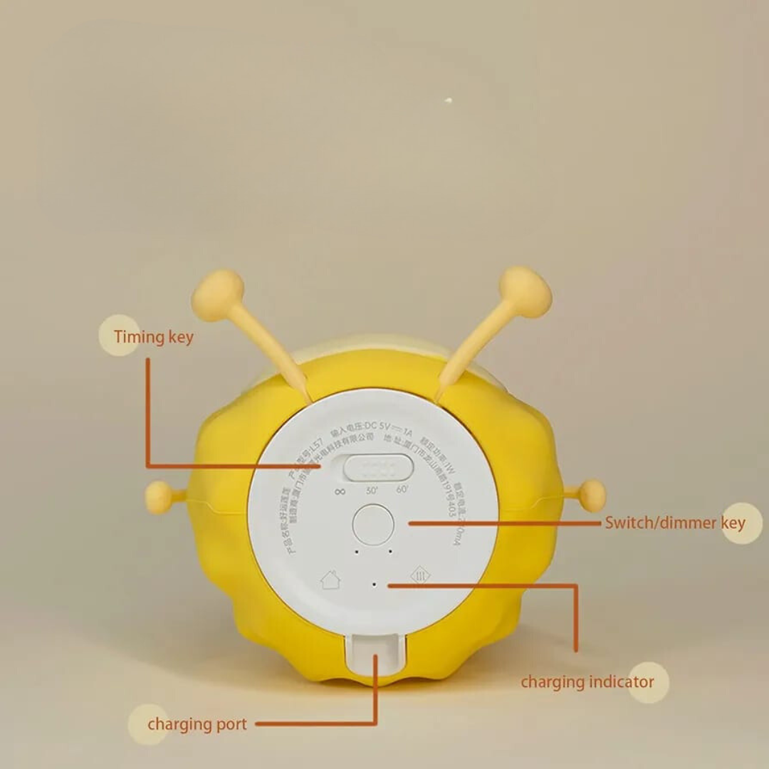 Lucky: Durian Silicone LED Night Light with USB Rechargeable Design for Cozy Room Décor & Gifting