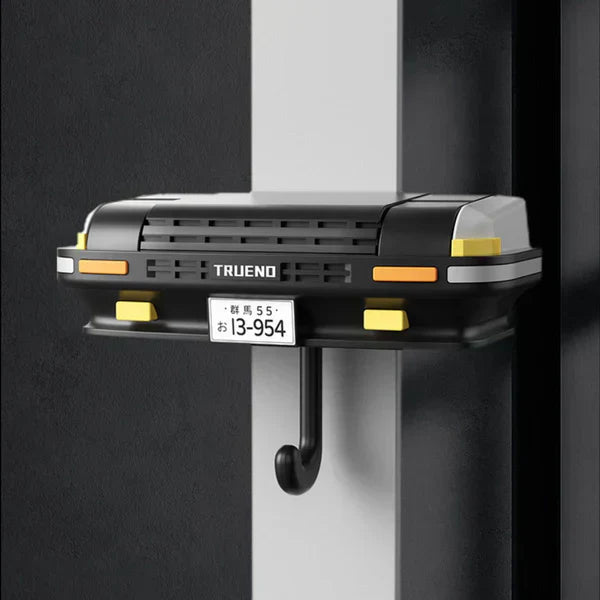 Headlite: Car Bumper Keychain Holder with LED Headlight & Blinkers, Wall Mount & LED Lights, Unique Retro Car Design for Entryway, Living Room, Office & Gift for Car Lovers