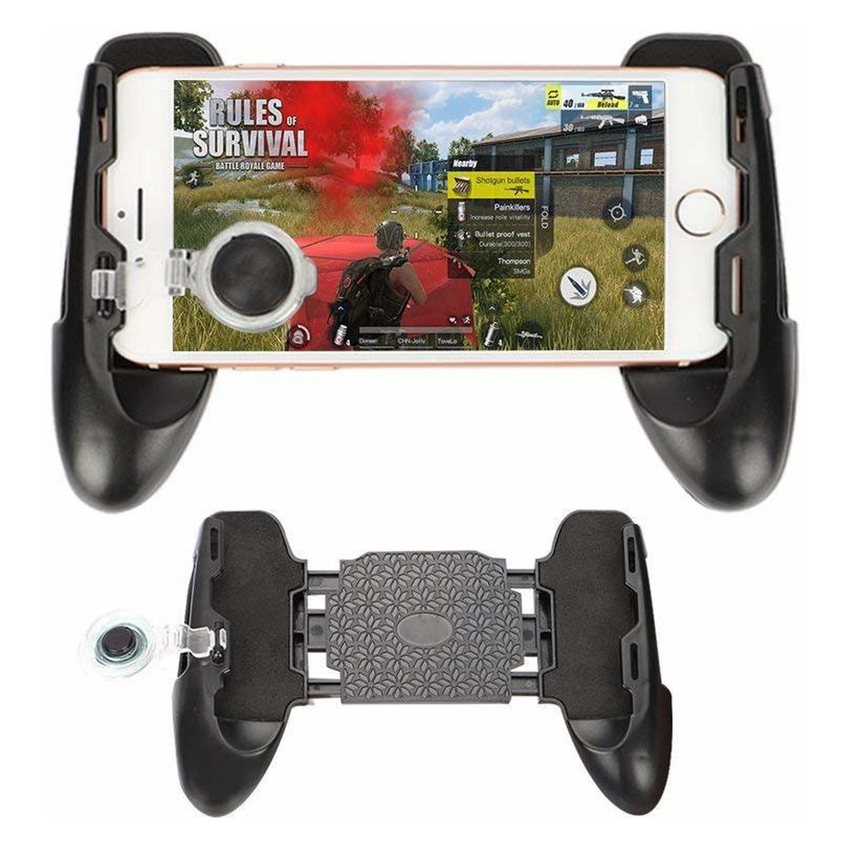 Trigger: Universal Mobile Gaming Gamepad with Fire & Aim Trigger Keys, Ergonomic Phone Grip & Responsive Controls for FPS & Battle Royale Games