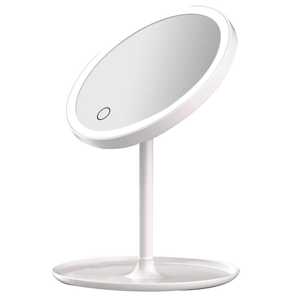 Vanityy: LED Makeup Mirror with Touch Screen, Adjustable Brightness & Rechargeable Light for Flawless Beauty Routine