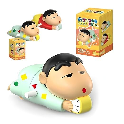 Shinzo: Key-Operated Crawling Shin-chan Toy with Wind-Up Moving Action for Toddlers, Kids & Collectors