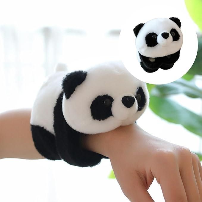 SnugBoo: Cute Panda Slap Bracelet, Soft Cuddly Wrist Hug Toy for Kids & Cute Aesthetics, Perfect Gift for Birthdays, Christmas & Surprise Gifts