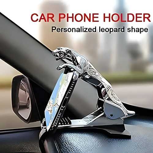JagMount: 360° Rotating Car Phone Holder with Adjustable Dashboard Clip for Secure Mounting