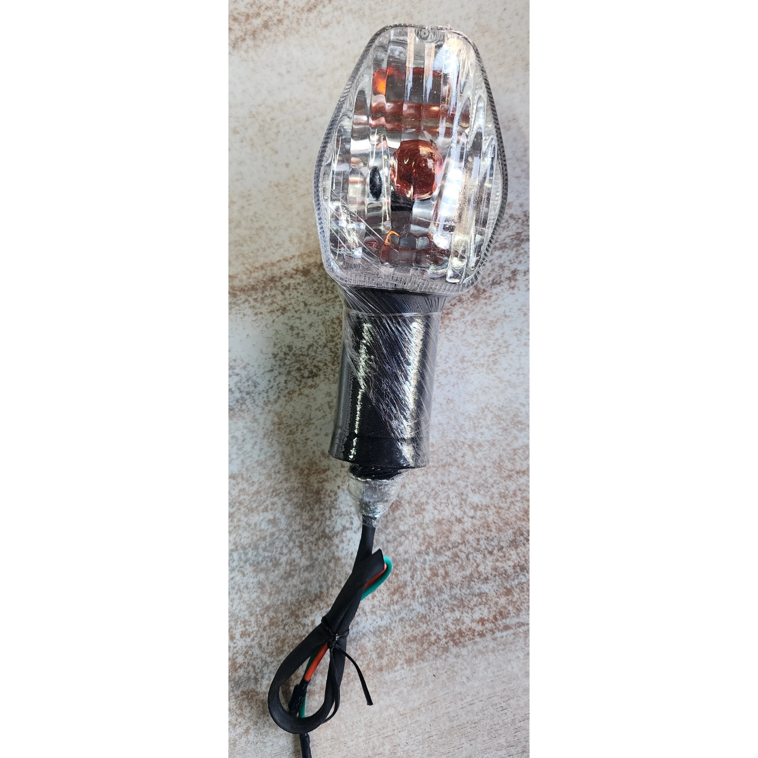 Side, Rear, Front Halogen Indicator Light for Hero HF Deluxe, HF-Delux, Glamour (Orange)