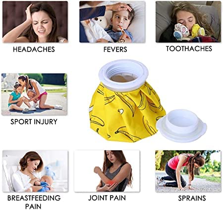 IceMate: Reusable Cold Compress Bag, 9-Inch Leak-Proof Ice Pack for Pain Relief, Swelling, Sports Injuries, Cramps & First Aid Therapy