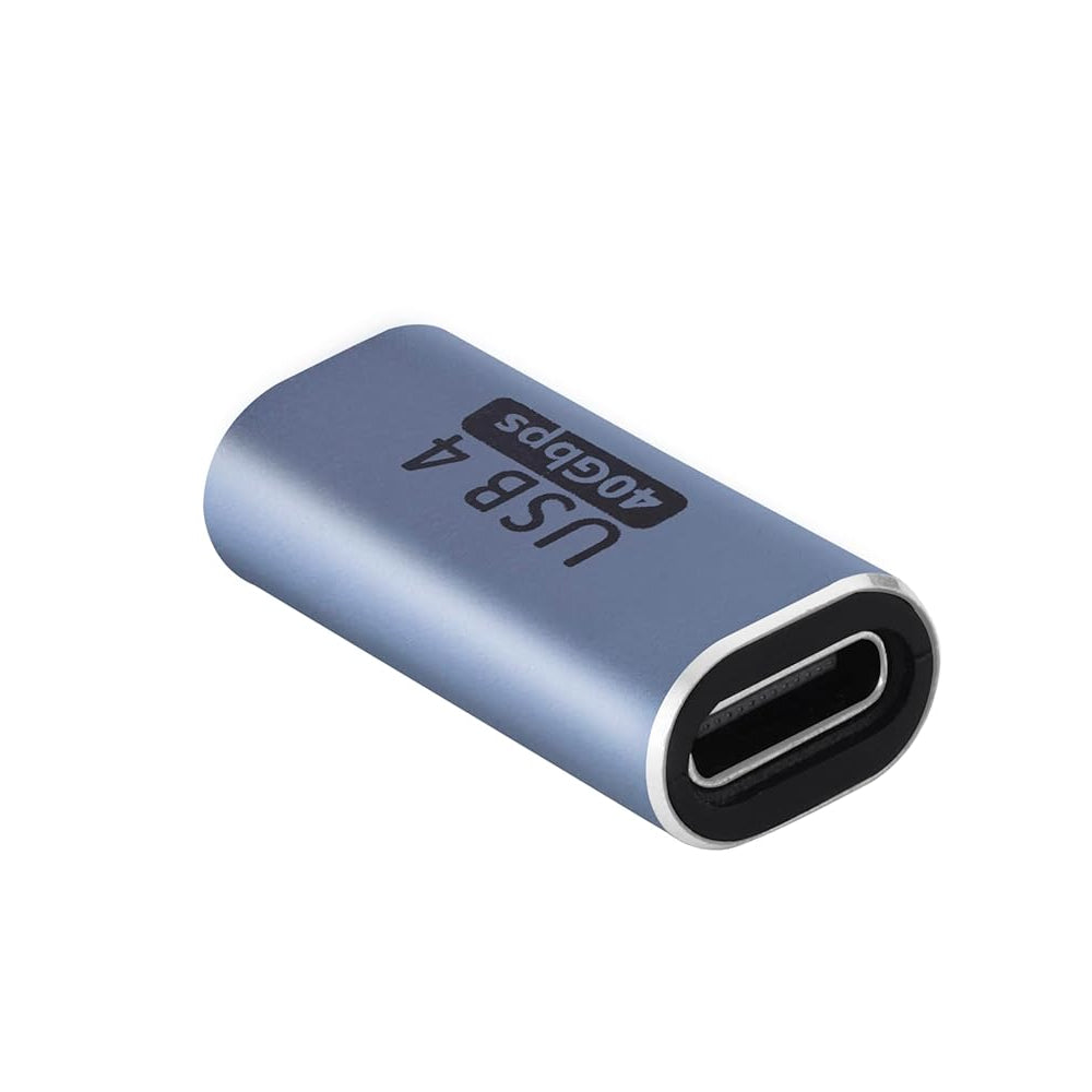Nextech USB-C Coupler (Female to Female) – Thunderbolt 4/3 & USB4 Compatible, 40Gbps Data Transfer, 100W PD Charging, 8K@60Hz Support – Type-C Extension Adapter for MacBook, Windows, Docks & SSDs
