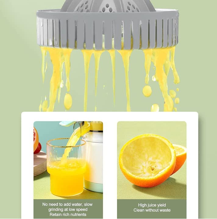Pulpo: USB Rechargeable Electric Citrus Juicer – Portable Lemon & Orange Squeezer with High Juice Yield, 45W Motor & Easy Travel Design for Fresh Juice On-the-Go