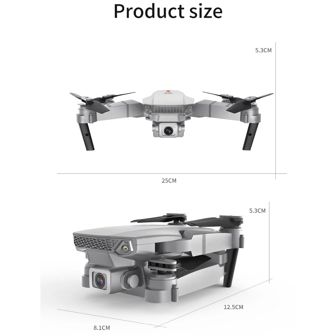 SkyMaster: Dual-Camera Foldable Drone with WiFi FPV, Wide-Angle Lens & Live Video Streaming