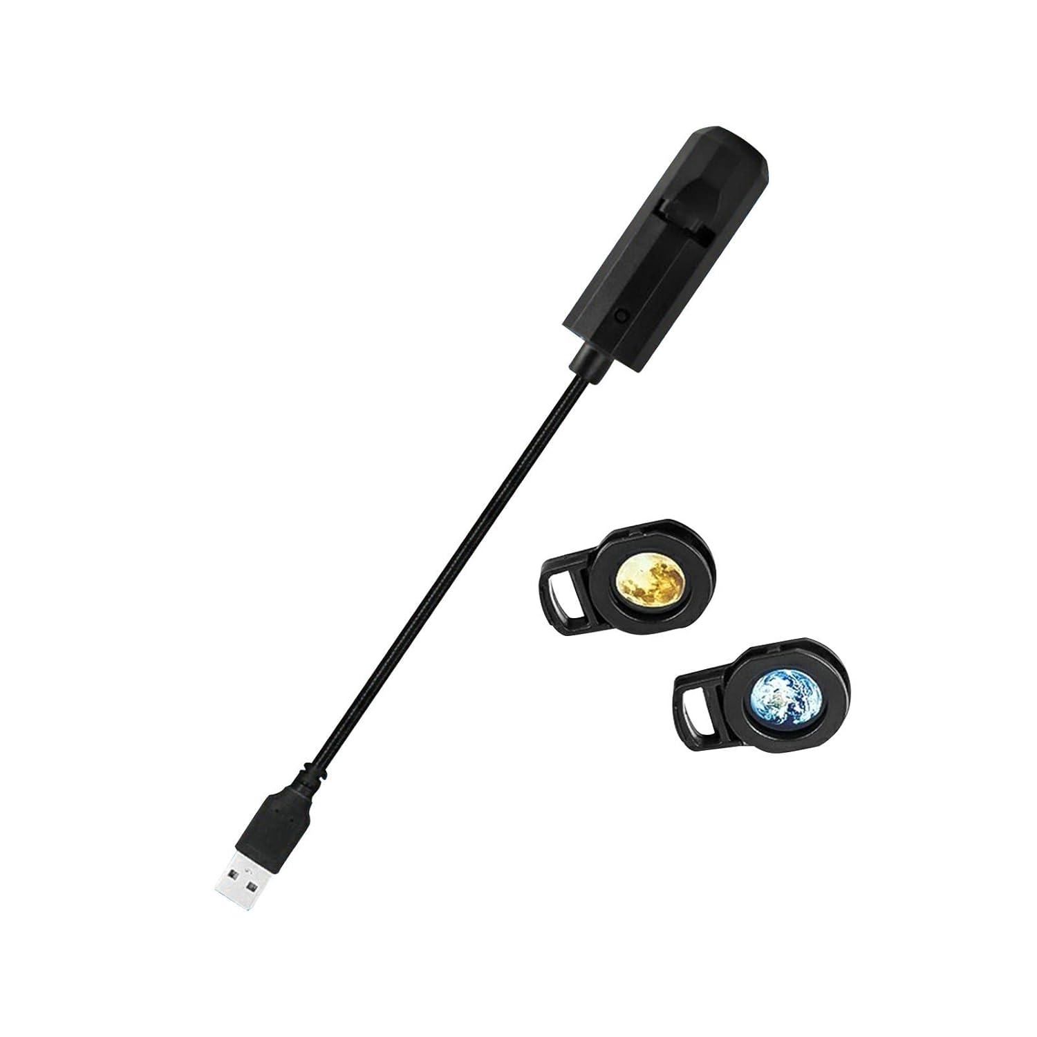 Cosma: Wireless LED Star Projector with Rotating Galaxy Light, 3 Projection Discs & USB Power for Ambient Room Decor