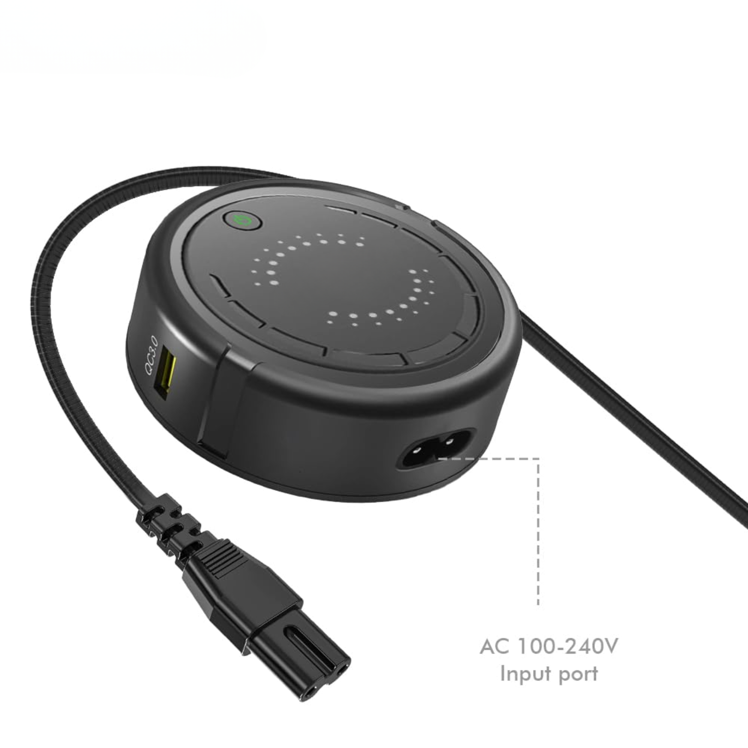 VoltHub: Wireless QC 3.0 Multi-Device Charging Station with 5 USB Ports & Built-In Charging Pad