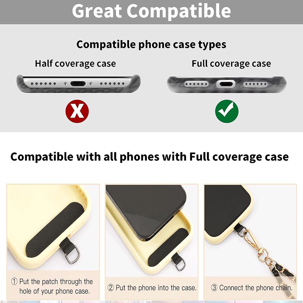 Loop: Cute Phone Chain Wrist Strap & Anti-Lost Lanyard, Stylish Bracelet-Style Grip for iPhone, Android & Key Holding with Secure Fit and Aesthetic Appeal