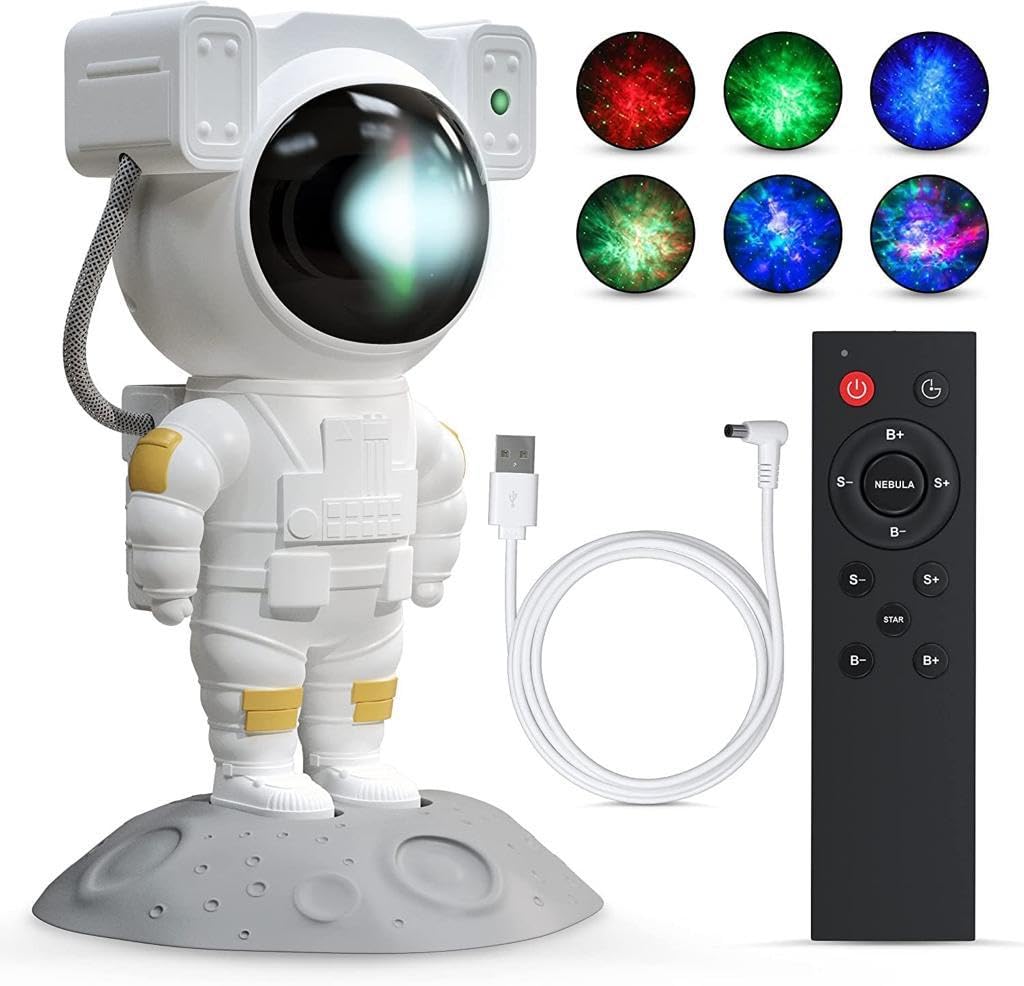 AstroBoy: Galaxy Aura Laser Stars Cosmos Projector USB Powered with Ti