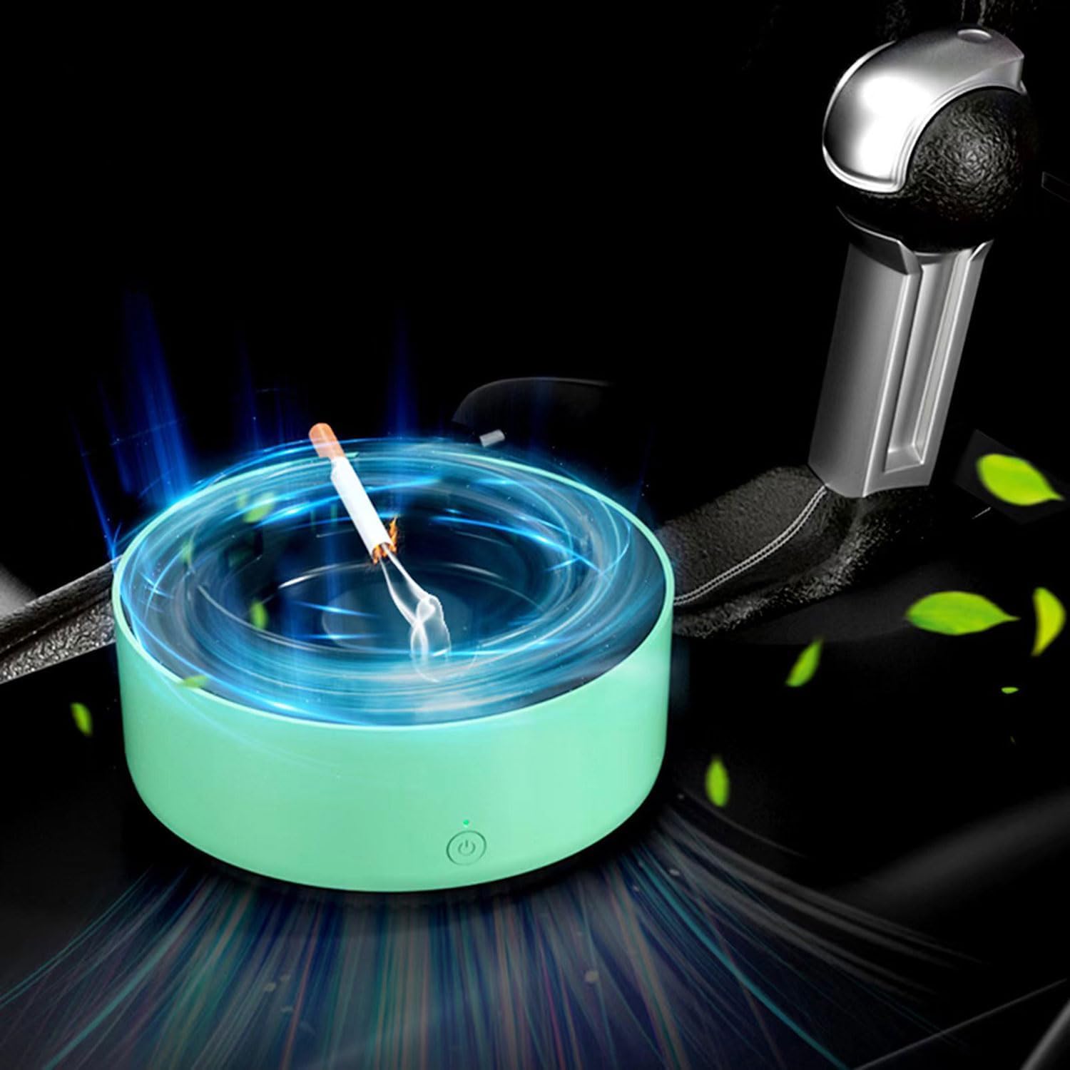 Puffee: Smokeless Smart Ashtray with Built-In Filter & Air Purifier Indoor Ashtray for Cigarettes, Ideal for Home, Office & Car Use