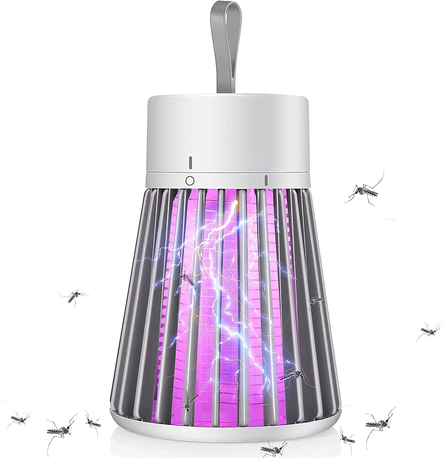 BugShield: USB-Powered Mosquito Killer Lamp with UV LED – Safe & Silent Indoor Zapper for Bedrooms, Living Rooms, Patios & Outdoor Protection