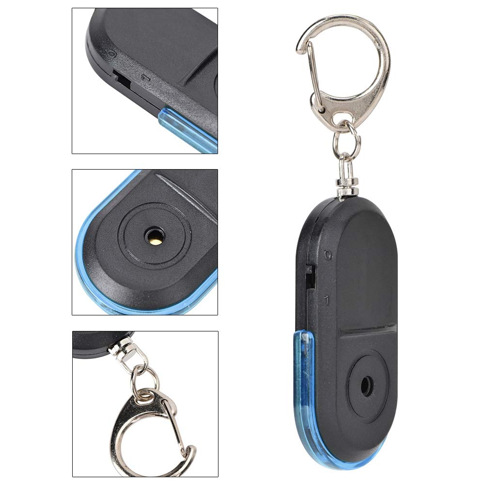 Tracky: Smart Whistle Key Finder & Anti-Lost Tracker for Keys, Wallets, Bags & Everyday Essentials, Wireless Alarm Locator with LED Light