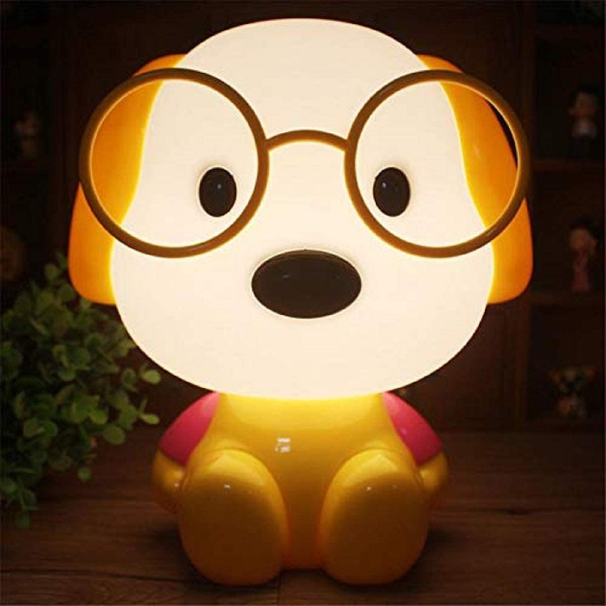 DoctorDoggo: Cute Puppy LED Night Lamp – Rechargeable Bedside Light for Cozy Room Décor & Gifting