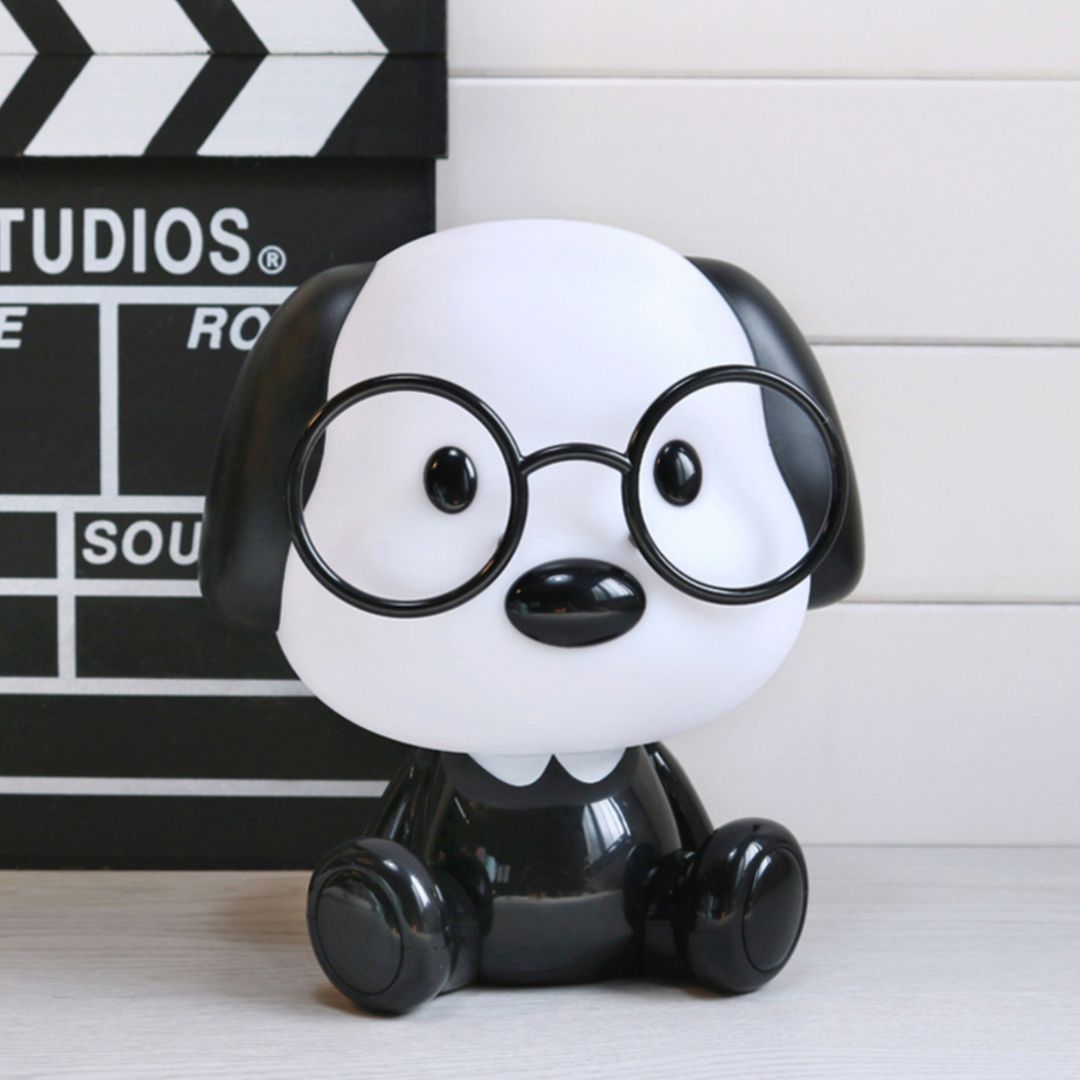 DoctorDoggo: Cute Puppy LED Night Lamp – Rechargeable Bedside Light for Cozy Room Décor & Gifting