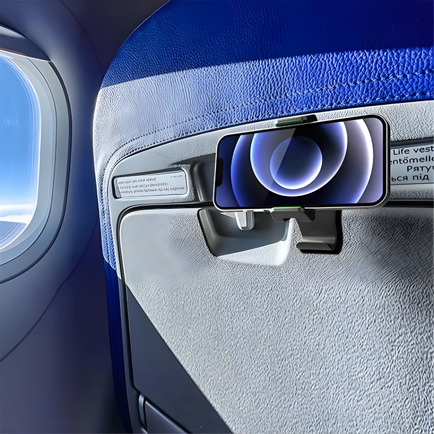 GripX: 360° Rotating Car Phone Holder Mount with Auto-Lock Grip, Adjustable Clamp Stand for Dashboard, Visor & Desk, Thick Case Friendly