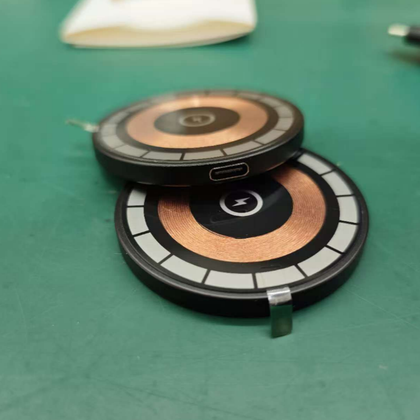 SlimQi: Super Slim Wireless Charging Pad Fast Qi Wireless Charger with Super Strong Magnets, Tempered Glass & Futuristic Design