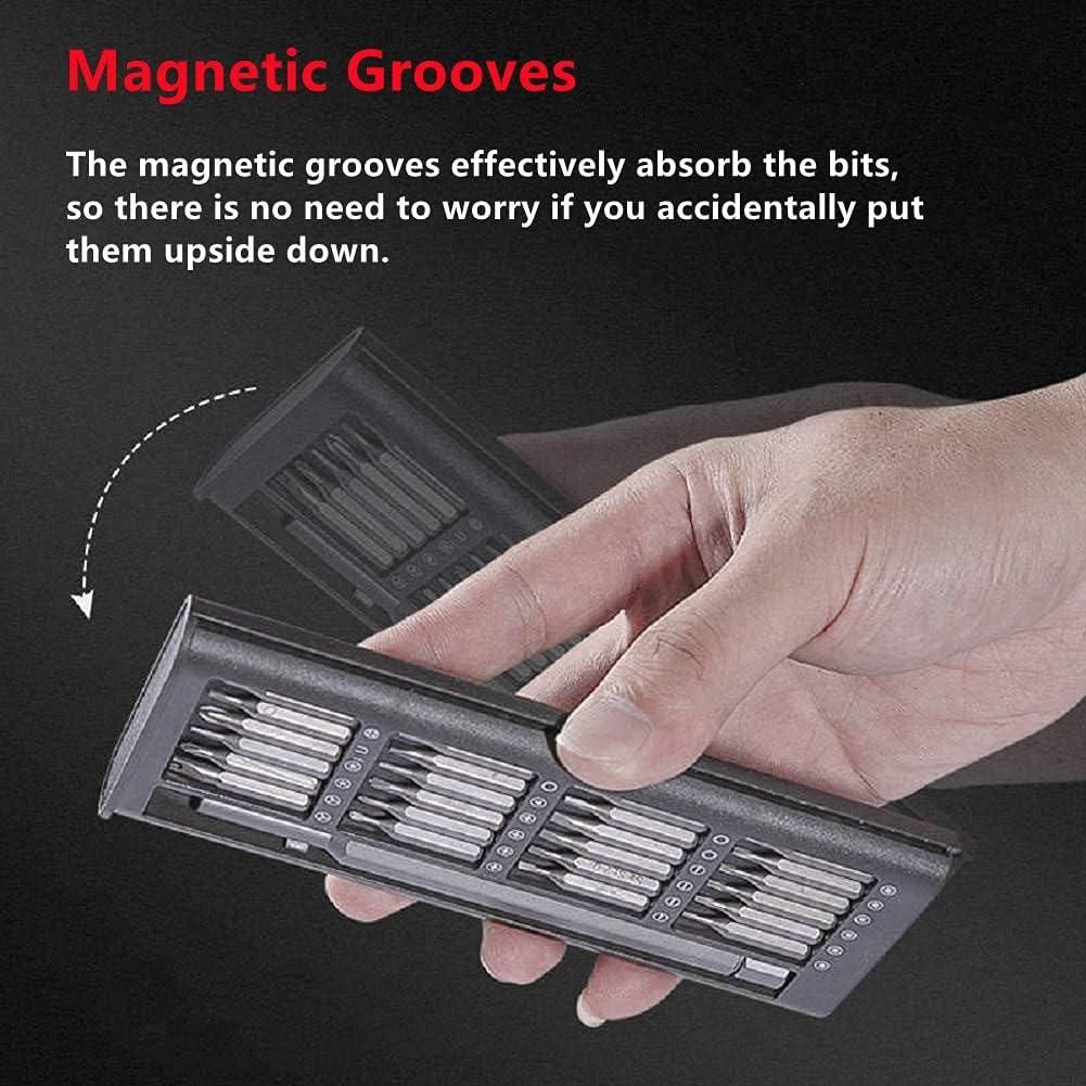 ClickFix: 24-in-1 Precision Screwdriver Kit – Magnetic Mini Repair Tool Set for Electronics, Mobile, Laptop, Watch, Glasses & PC