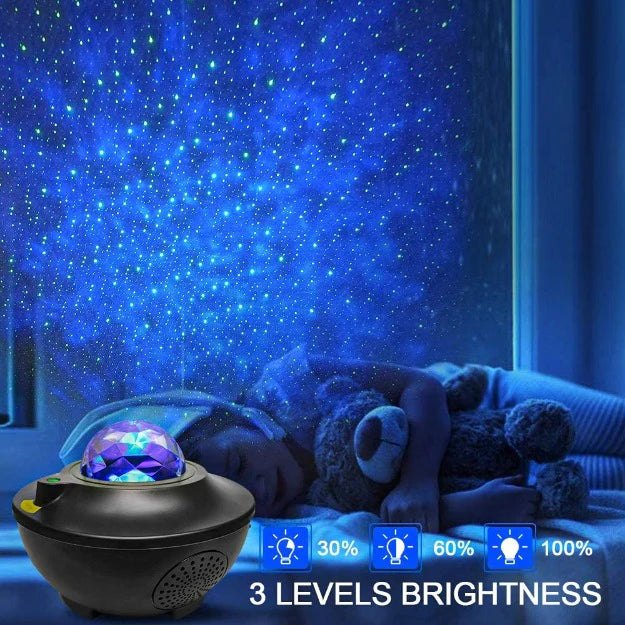 Trippiyii: Galaxy Star Projector with Bluetooth Speaker, Remote Control & Multicolor LED Lights for Bedroom & Home Décor