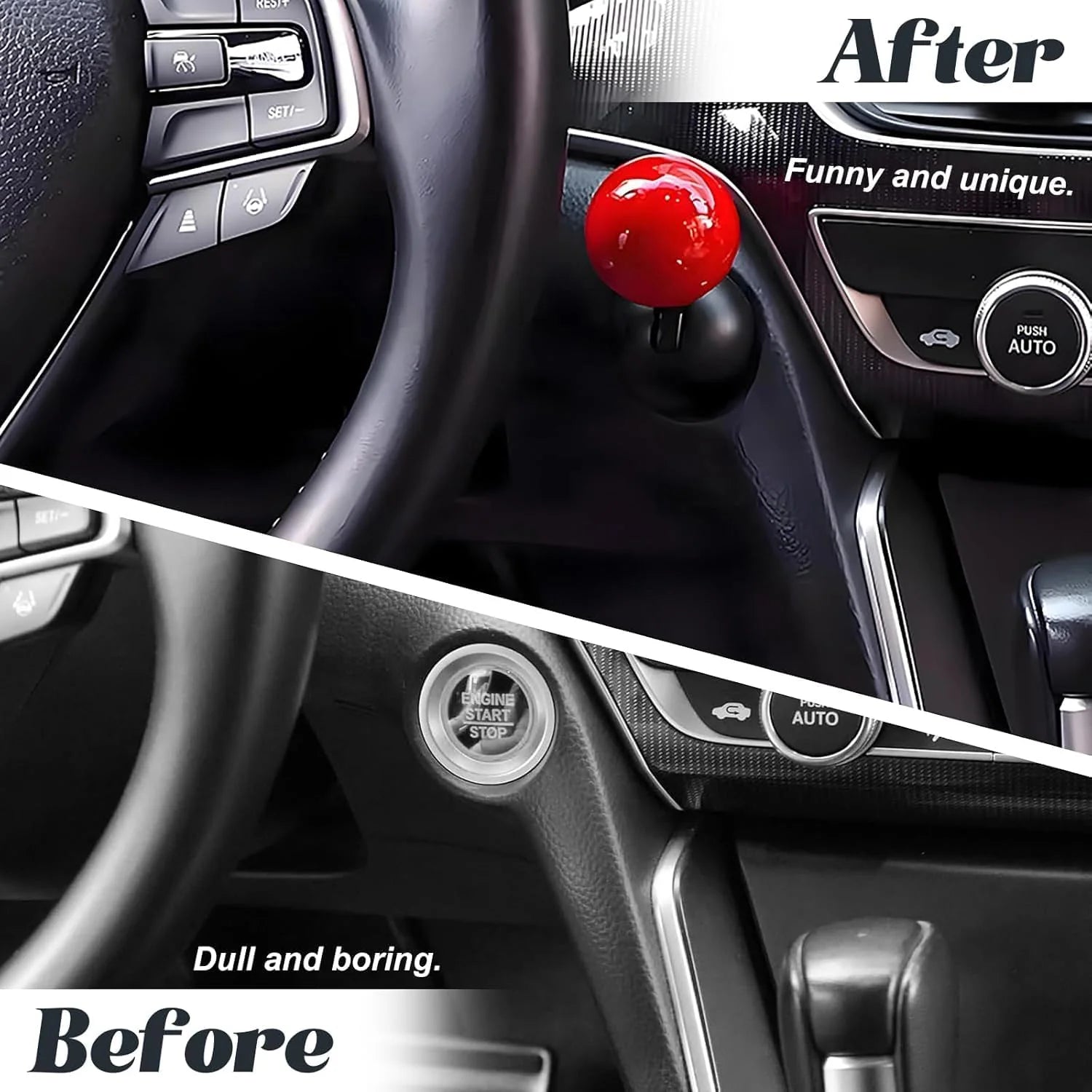 JoyStick: Arcade Push Start Button Cover with Joystick Design for Car Engine Ignition Protection & Decoration