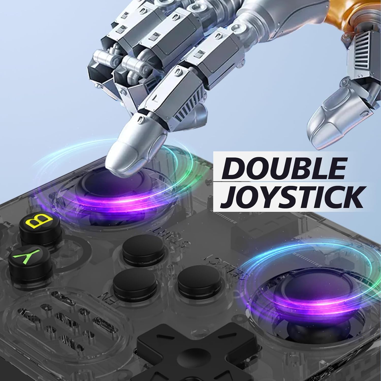 BitX: R36S Handheld Game Console with 3.5" IPS Display – 10,000+ Preloaded Games, Dual TF Support, Rechargeable Battery & Ergonomic Design for Semi-Retro Games