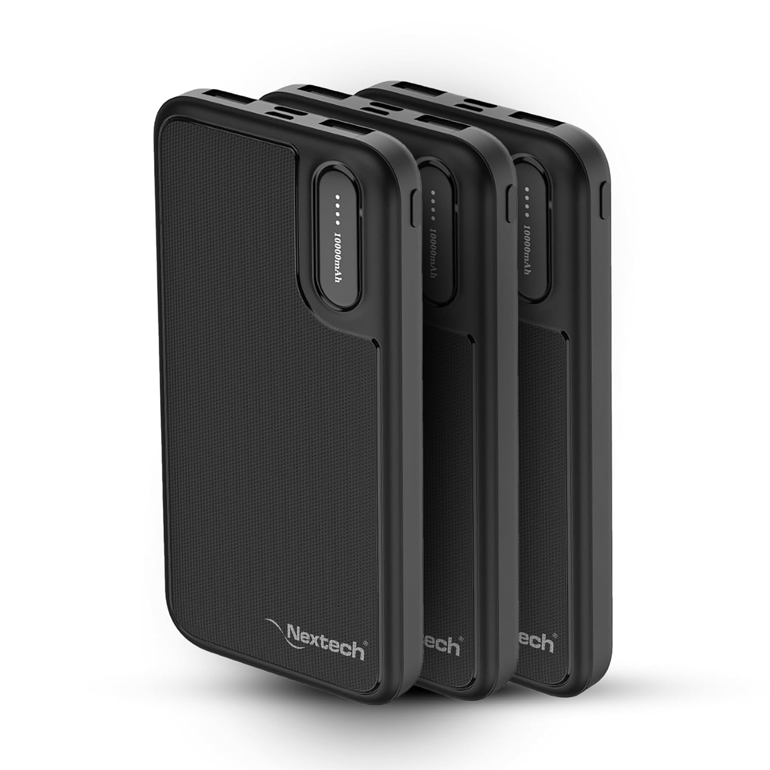Nextech 10000mAh Power Bank with Dual Input (Type-C + Micro) & Dual Output