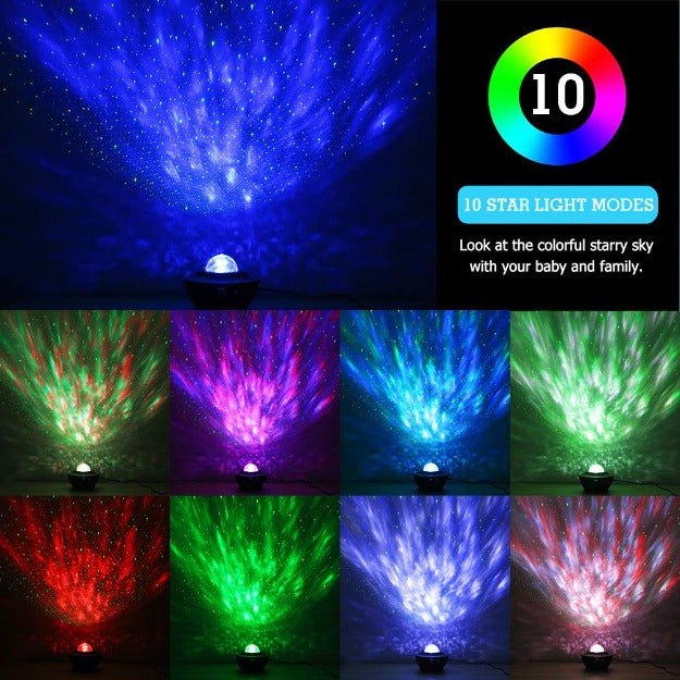 Trippiyii: Galaxy Star Projector with Bluetooth Speaker, Remote Control & Multicolor LED Lights for Bedroom & Home Décor