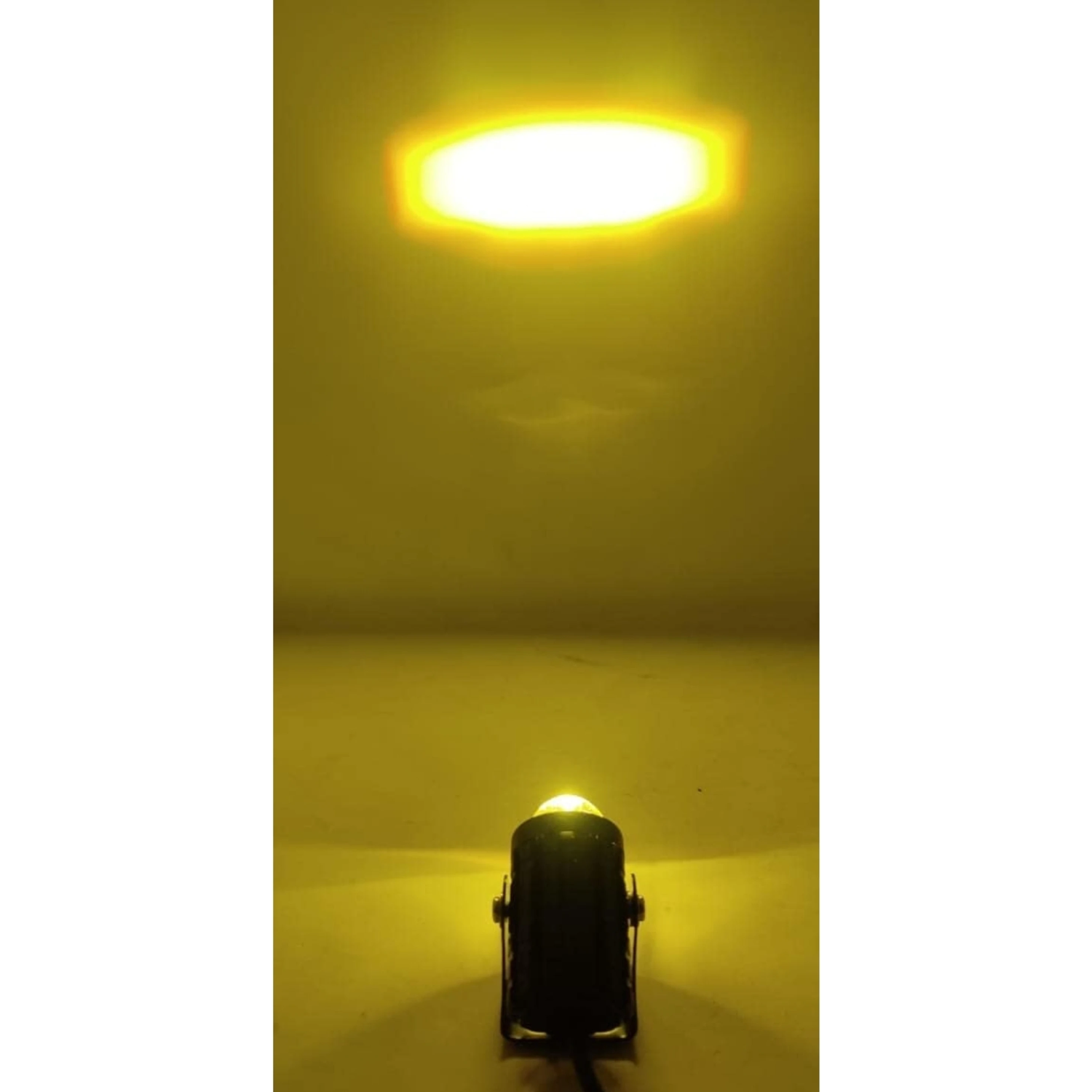 Mini Driving Fog Light, For All Motorcycle (pack of 1pc) dual colour yellow-whit Fog Lamp Motorbike LED (12 V, 20 W) (Universal For Car, Universal For Bike, Pack of 1)