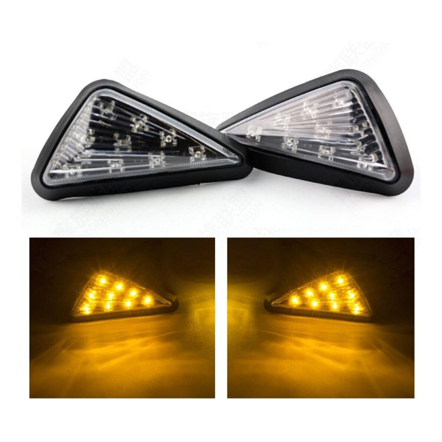 Side, Front LED Indicator Light for bike, Yamaha CBR 250R, CBR 150R, R15 V1, R15 V3, R15 V2, R15 M (Yellow)
