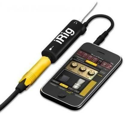 iRig: Guitar to 3.5mm Jack Interface AMP Converter for Audio Processing & Effects Pedals