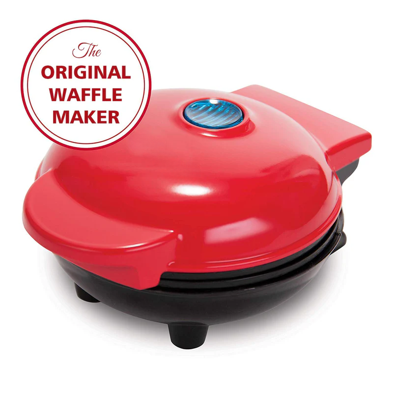 LoveWaffle: Mini Heart-Shaped Waffle Maker with Non-Stick Plates & 350W Stainless Steel Electric Design for Perfect Belgian Waffles