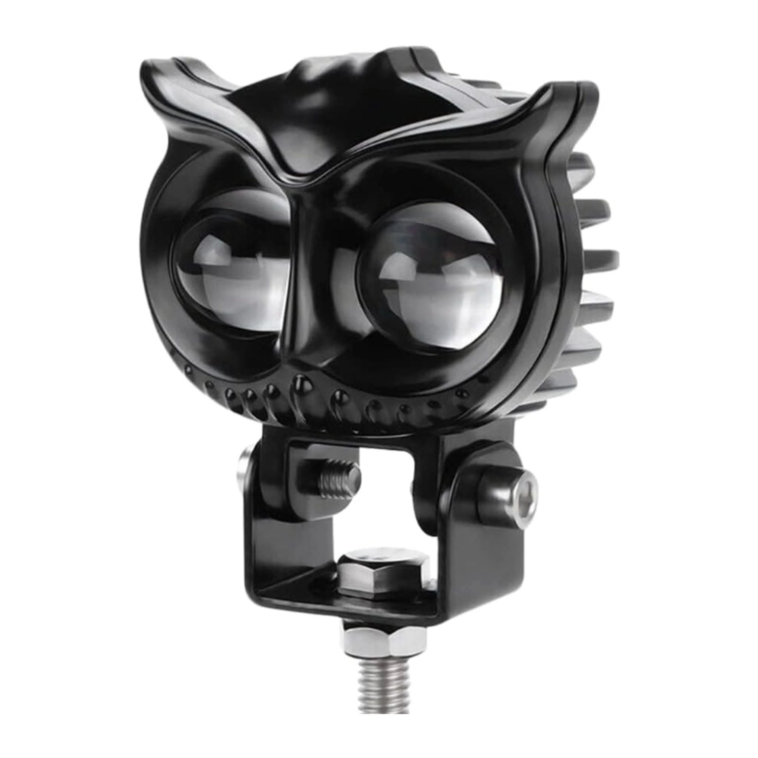 Owl Led Fog Light Projector Bar light with White/Yellow Led for Bikes Metal Body Fog Lamp Car, Motorbike LED (12 V, 35 W) (Star City Plus, Splendor Plus, Passion, Universal For Bike, Star City, Shine, Pack of 1)