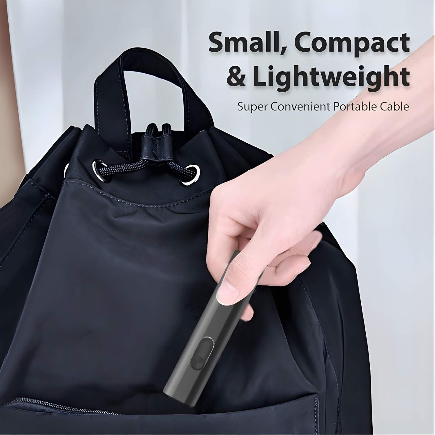 SnapTrio: Retractable 3-in-1 USB Charging Cable with Type-C & Micro-USB, Fast Charging, Tangle-Free Design