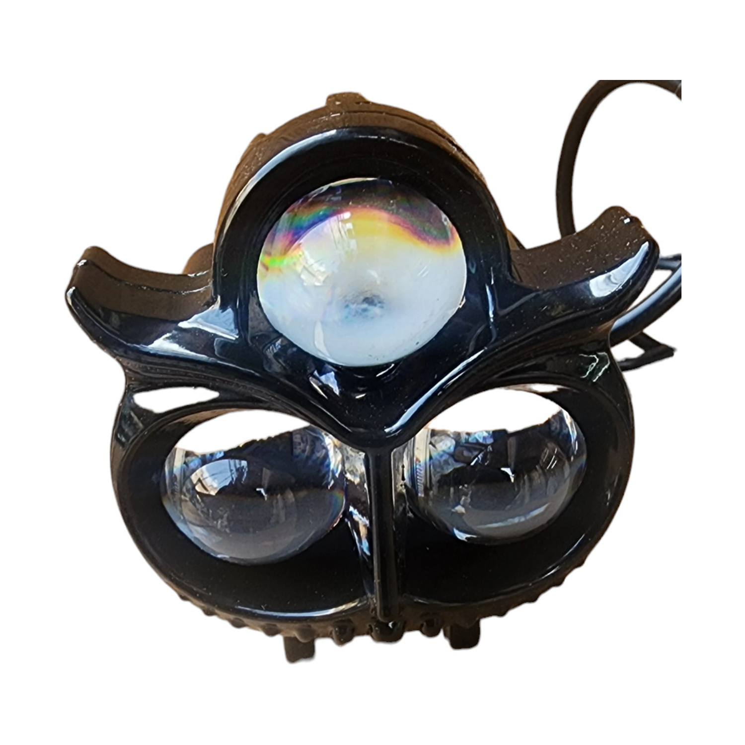 3 led owl led (metal) dual colour white,yellow Fog Lamp Car, Motorbike LED (12 V, 35 W) (Shine, Pulsar 150, Splendor Plus, CB Twister, Universal For Bike, Pack of 1)