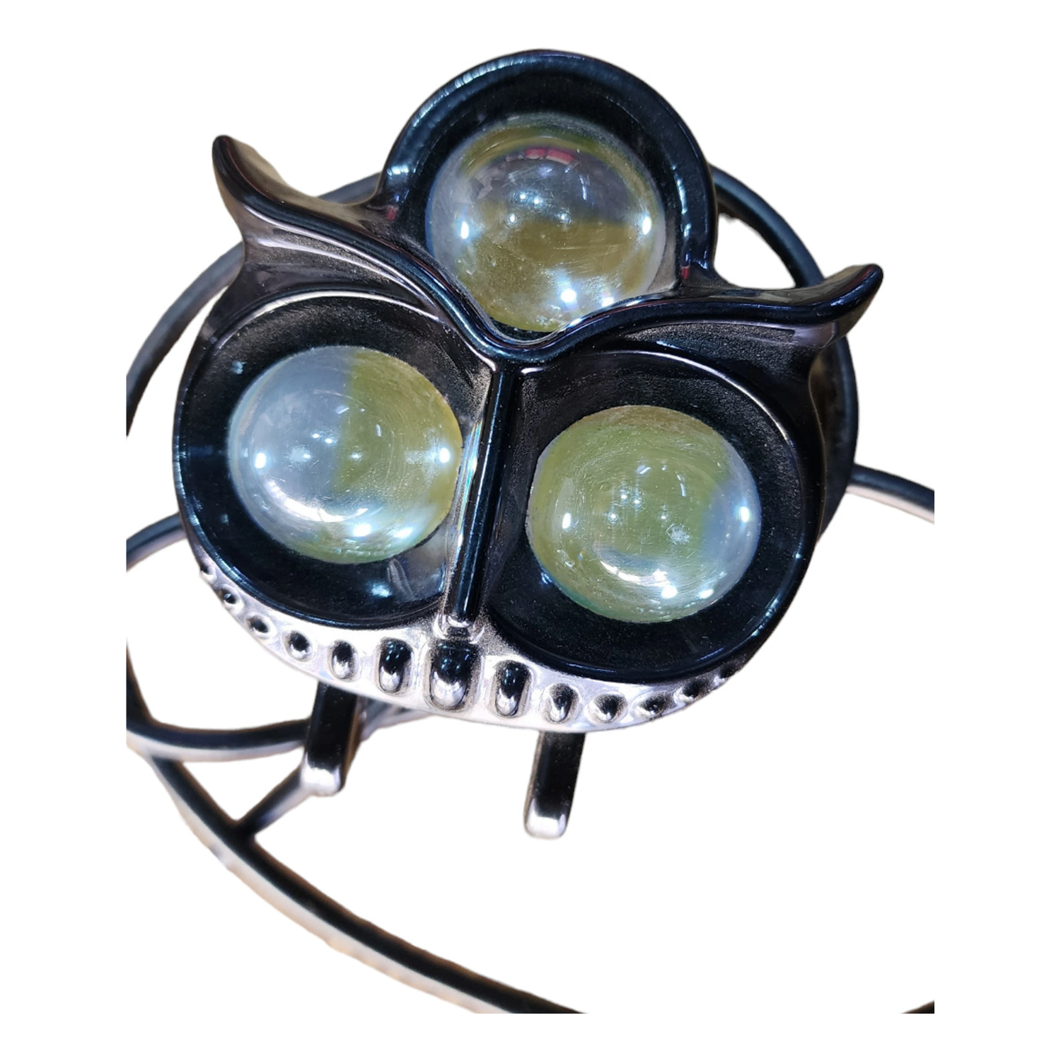 3 led owl shape latest led fog light (dual colour white-yellow) pack of 1 Fog Lamp Car, Motorbike LED (12 V, 40 W) (Splendor Plus, Pulsar 160 NS DTS-i, Universal For Bike, Universal For Car, Pack of 1)