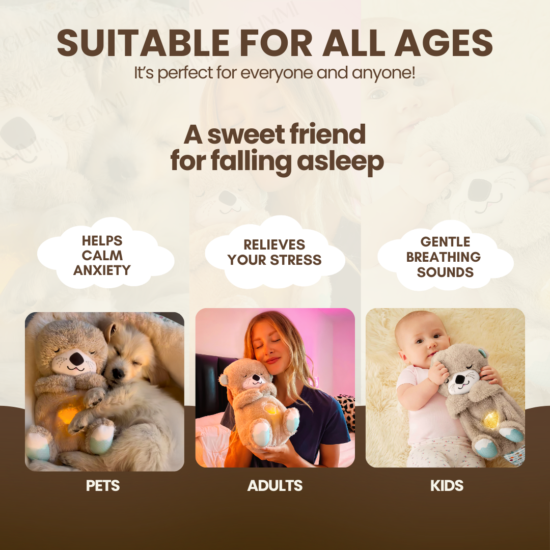 Snugsy: Soothing Viral Plush Teddy with Gentle Breathing Motion, Night Light & Music – Soft Cuddly Sleep Companion