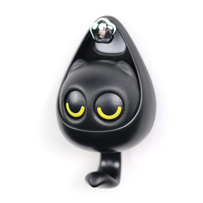 Meowook: Cute Cat Blinking Eye Wall Hook with Strong Adhesive for Keys, Bags, Clothes & Home Décor