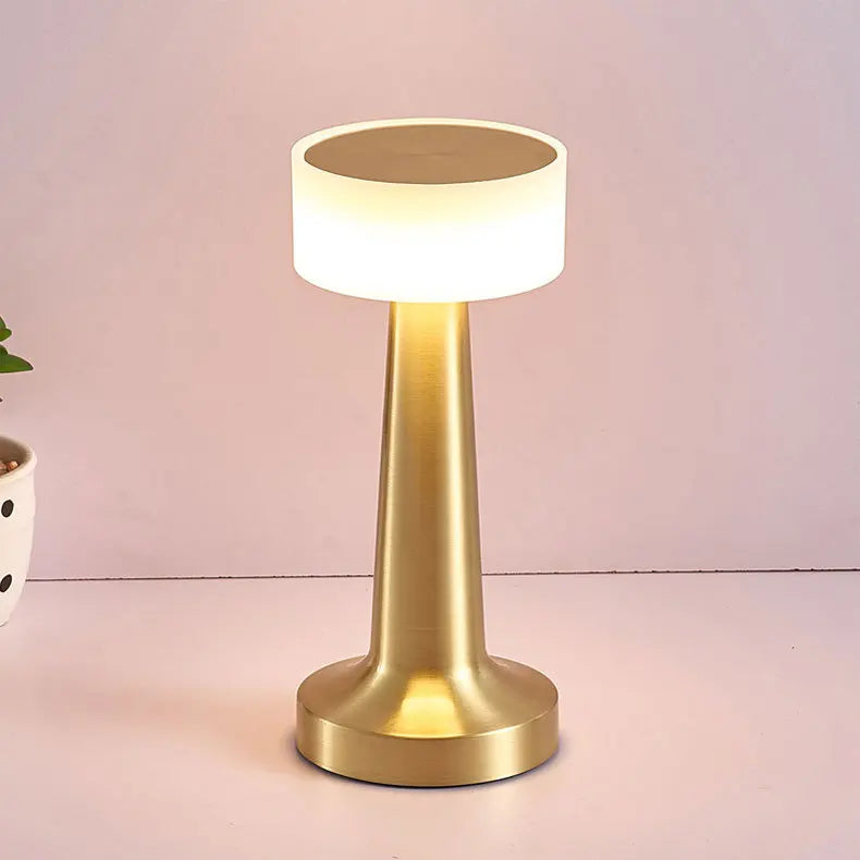BrioBeam: Metal LED Table Lamp with Warm & Cozy Light, 3-Colour Touch Control, Stepless Dimming & Type-C Charging